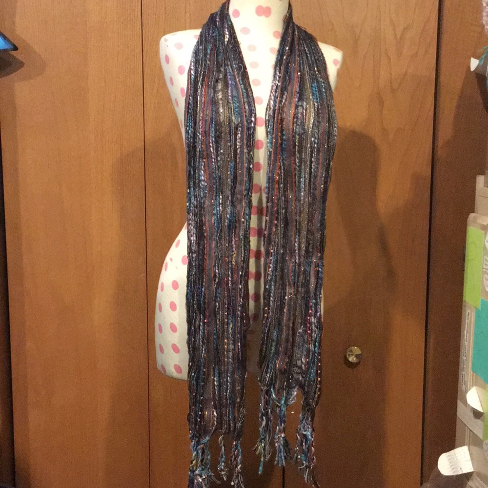 Sheer sparkle scarf